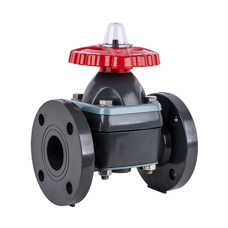 Válvula de diafragma con brida FRPP G41F-10S DN20、DN32-150 20A、32A-150A Estándar JIS