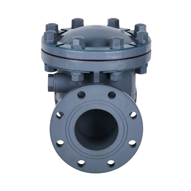 Válvula de retención de tipo oscilante PVC-C H44F-10V DN15-300 1/2'-12' Estándar ANSI