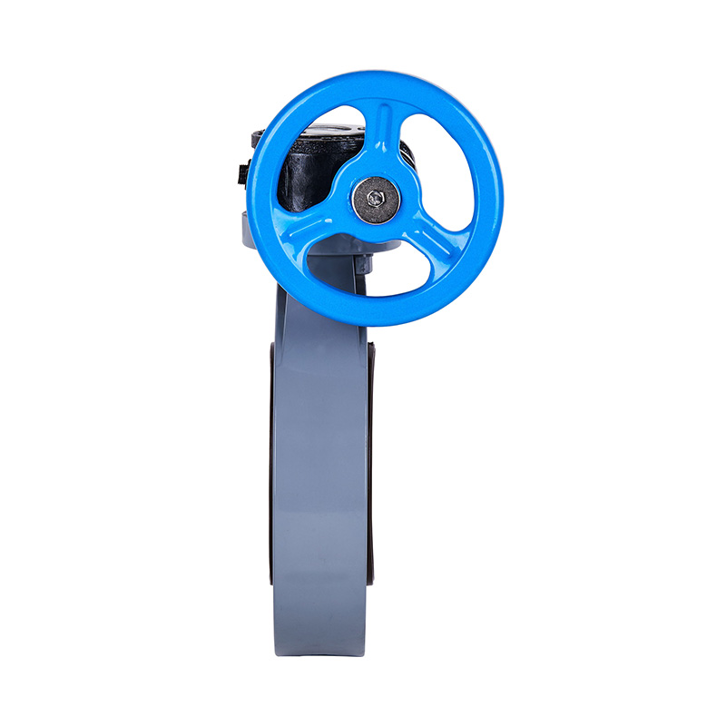 Válvula de mariposa con engranaje helicoidal PVC-C D371X-10V DN40-1000 40A-1000A Estándar JIS