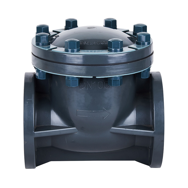 Válvula de retención de tipo oscilante PVC-U H44F-10U Estándar DN15-300 GB