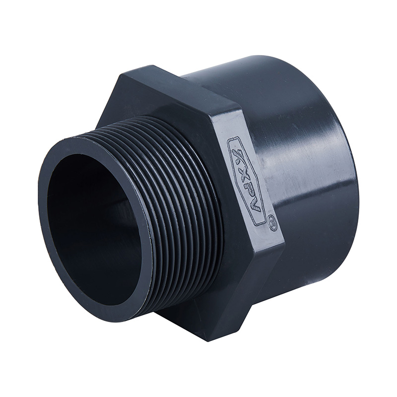 Adaptador roscado macho PVC-U DN15-50 GB Estándar