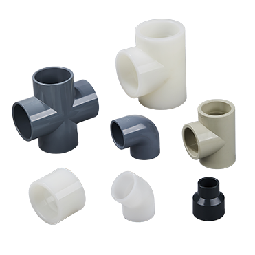 Serie de accesorios de tubería / tubería de plástico